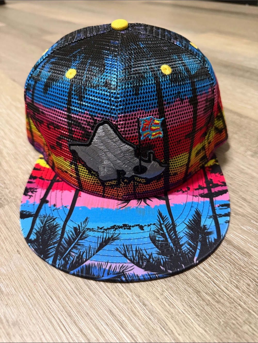 OGA Men’s Tropical Sunset Snapback Hat